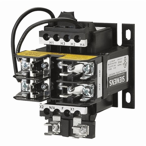 Siemens Control Transformer, 100 VA, 120V AC, 240/480V AC MT0100A