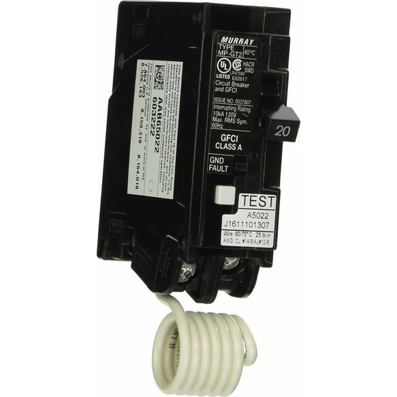 Siemens Murray MP120GFA 20-Amp 1 Pole 120-V Ground Fault Circuit Interrupter
