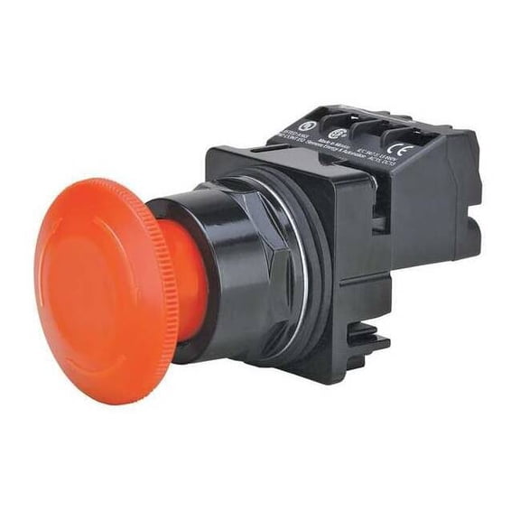 Siemens Push Button Operator, 30 mm, 1NO/1NC, Red 52PR8W2A