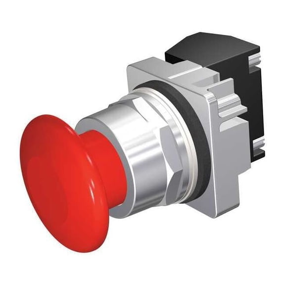 Siemens Push Button Operator, 30 mm, 1NO/1NC, Red 52PM9W2A