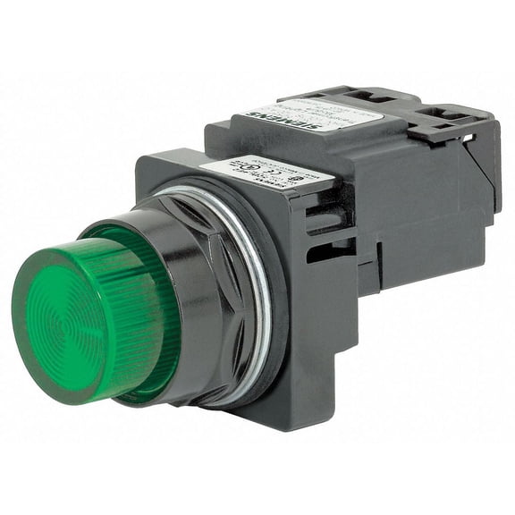 Siemens Pilot Light,Green,Incandescent