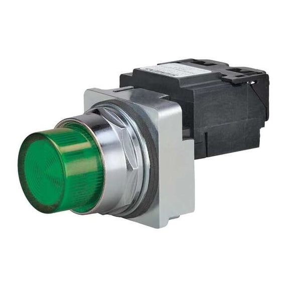 Siemens Pilot Light Complete, LED, 120V, 30mm, GR 52PL4G3XB