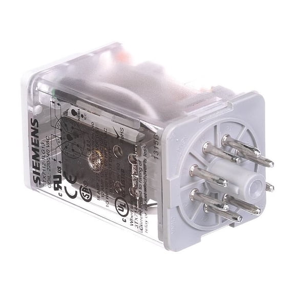 Siemens Plug-In Relay, 230V AC, 10 A, 8 Pins 3TX7112-1LG13