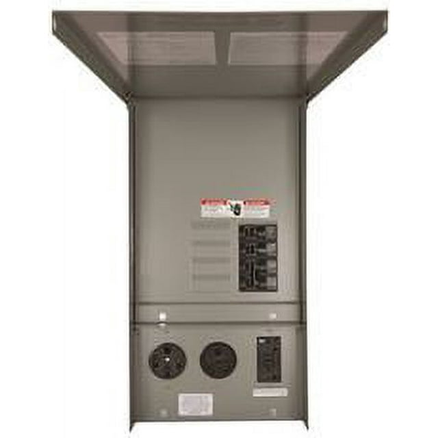 Siemens Power Outlet Panel With Receptacles, Unmetered, Surface Mount, 125 Amp Main Lug, 14-50R, Tt30R, 5-20R2Gfi