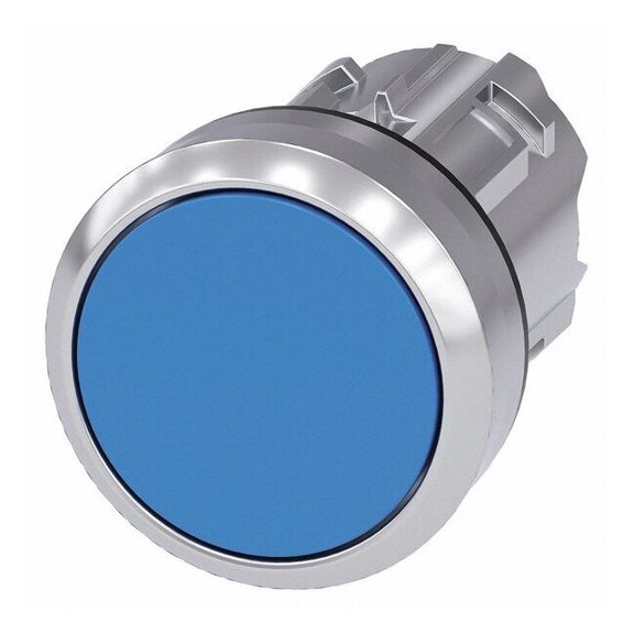 Push Button Operator,Blue,Metal Bezel 3SU1050-0AB50-0AA0