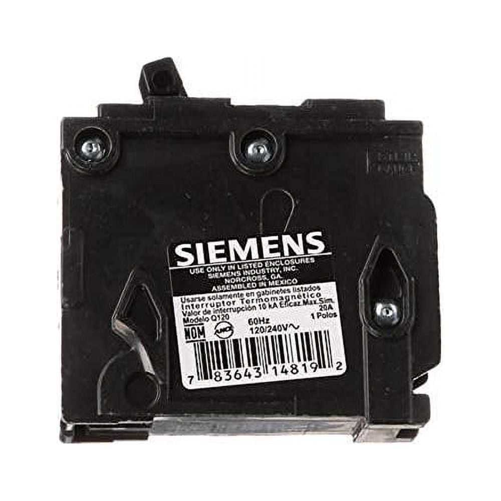 L-5538 E82615 Q120 - (Lot Of 48 Pcs) Siemens 20 Amp Single Pole Circuit  Breaker Siemens Q120 Circuit Breaker