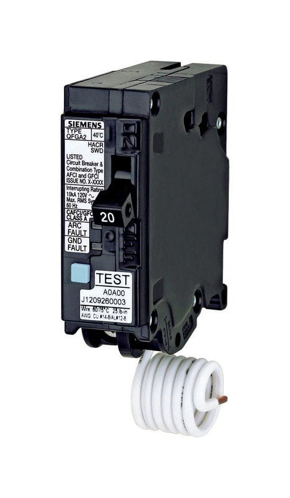 Siemens Q120DF Q120Df 20 Amps Dual Function 1 Circuit Breaker