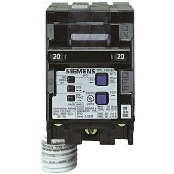 Siemens Q220Afc Combination Type Afci, 20 Amp, 2 Pole, 120 Volt