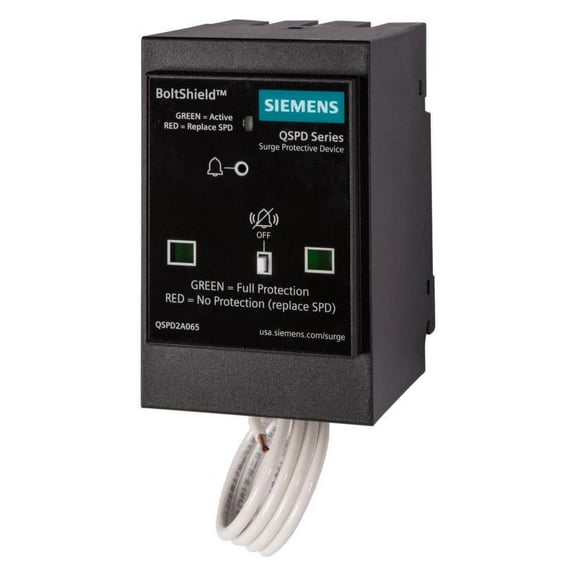 Siemens QSPD2A065P BoltShield QSPD 3-Wire 65kA Plug-In Surge Protection Device