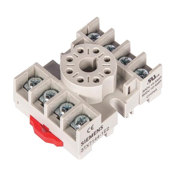 Siemens Relay Socket, Screw Clamp, 8 Pins 3TX7144-1E2