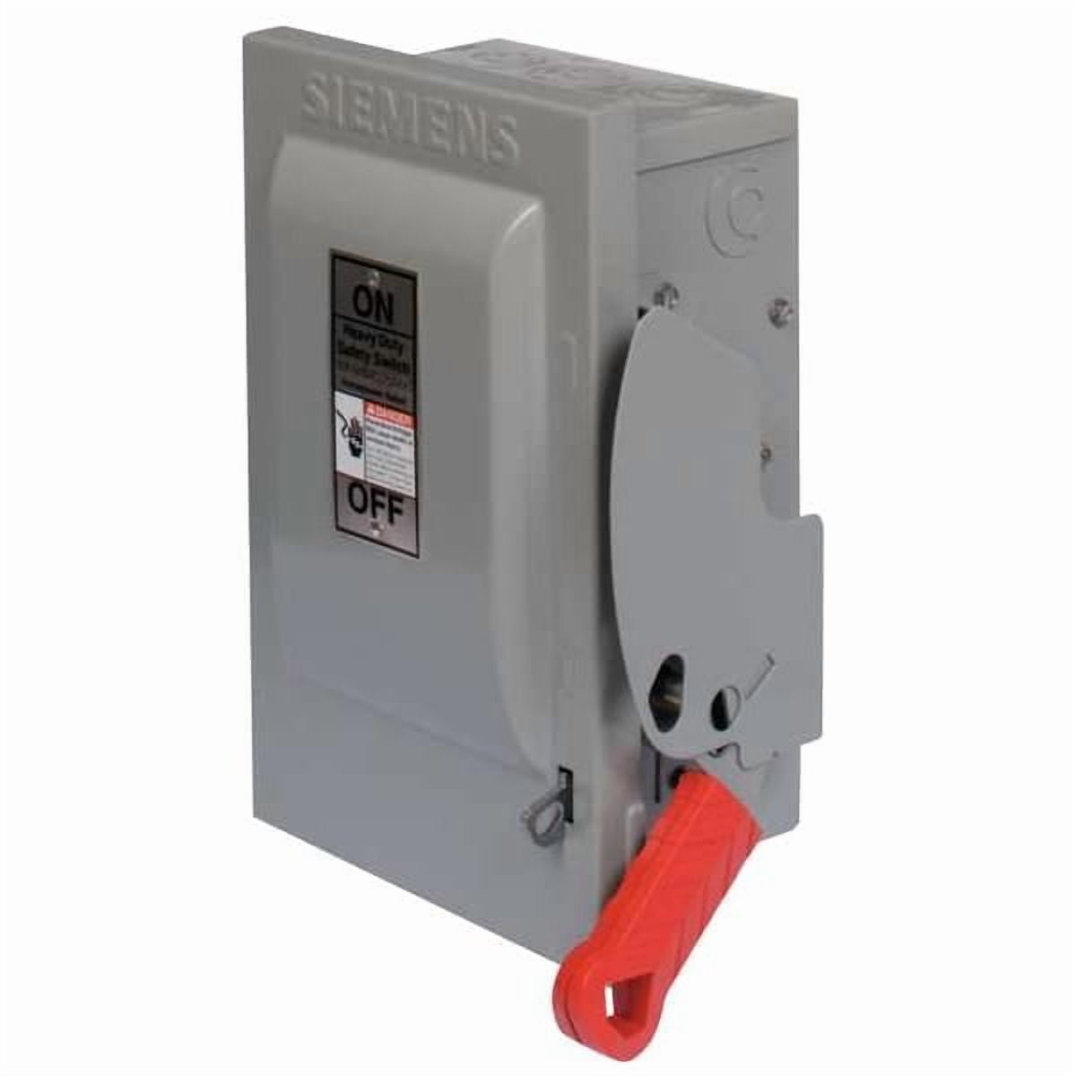 Siemens Nonfusible, Safety Switch, Heavy Duty, 600 V, 3PST HNF364