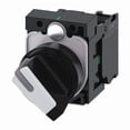 thumbnail image 1 of Siemens Selector Switch, 22 mm, 1NO, White 3SU1100-2BF60-1BA0, 1 of 2