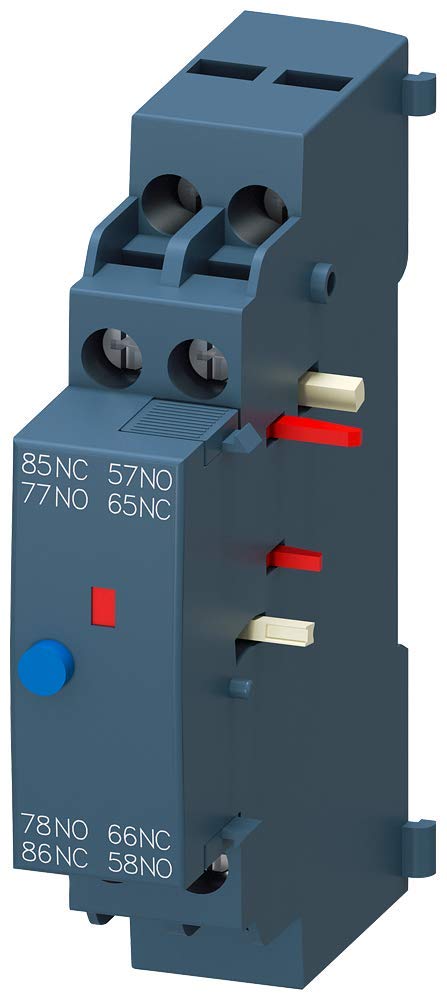 Siemens Sirius 3RV29211M Signaling Contact Block, for Use with 3RV2 Motor Starter Protectors, Screw Terminal CA3