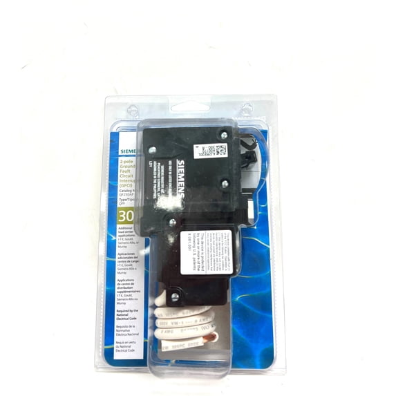 Siemens QF230AP 30 Amp, 2 Pole, 120/240V Ground Fault Circuit Interrupter with Self Test and Lockout Feature