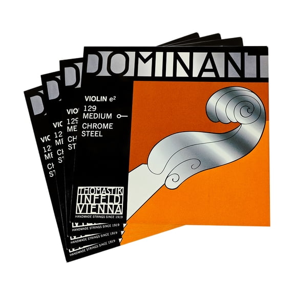 Siemonic 1set Thomastik Dominant 135B Violin Strings Set 4/4 E Ball End Strong