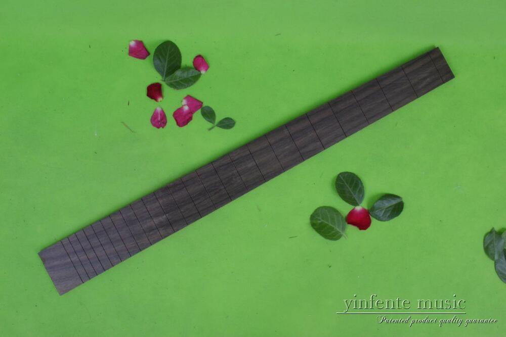Siemonic Electric Guitar Fretboard for 24 Fret Neck 25.5 inch No Inlay Rosewood