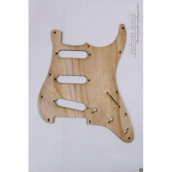 Siemonic Electric Guitar Pickguard Maple wood SSS Guitar Plate Scratch Pick Guard