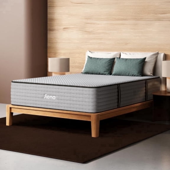 Siena 14” Signature Hybrid Twin Mattress – Medium Firm - Memory Foam & Innerspring System – 180-Night Trial – Pressure-Relief – Mattress in a Box