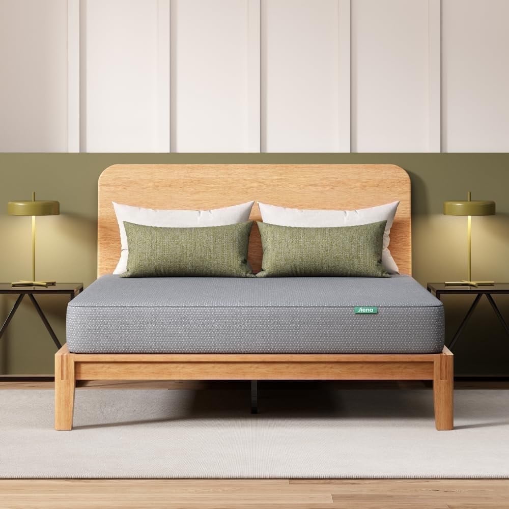 Siena 8” Full Gel Memory Foam Mattress - Medium Firm - 180 Night Trial - Premium Pressure-Relieving Layers - 10 Year Manufacturer Warranty - CertiPUR-US® Certified