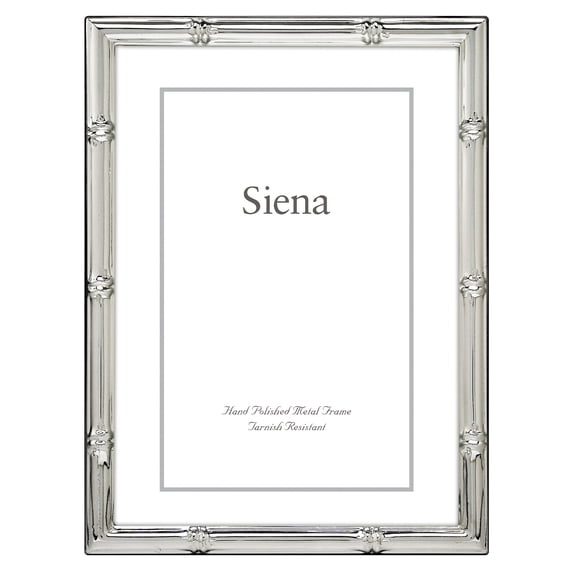 Siena Bamboo Frame Silver 8x10