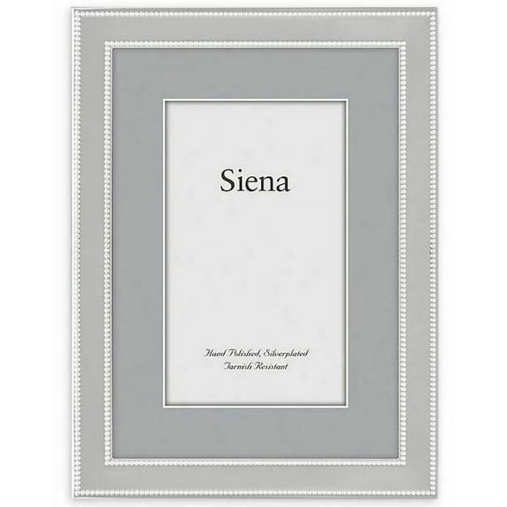 Siena Beaded Frame Silver 8x10