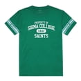 thumbnail image 1 of Siena College Property Football Short Sleeve T-Shirt, Kelly - Large, 1 of 1