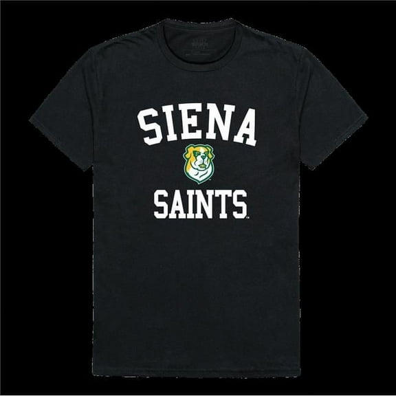 Siena College Saints Arch T-Shirt, Black - Large