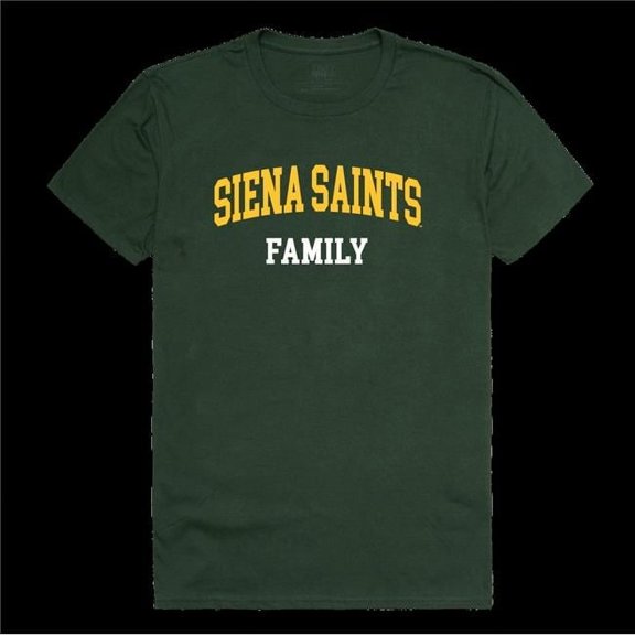 Siena College Saints Family T-Shirt, Forest Green - Small