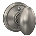 thumbnail image 1 of Siena Dummy Knob, Satin Nickel Schlage Lock Doorknobs F170VSIE619 043156782185, 1 of 1