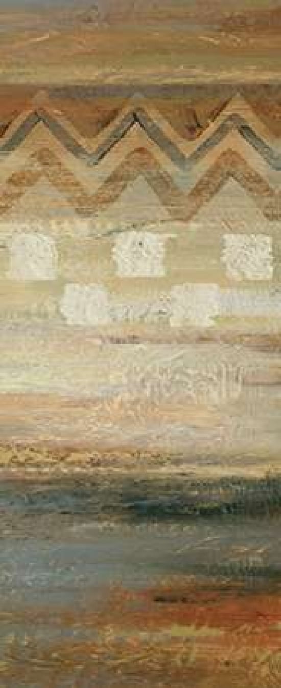 Siena Geometric Panel II Canvas Art - Studio Nova (10 x 20)