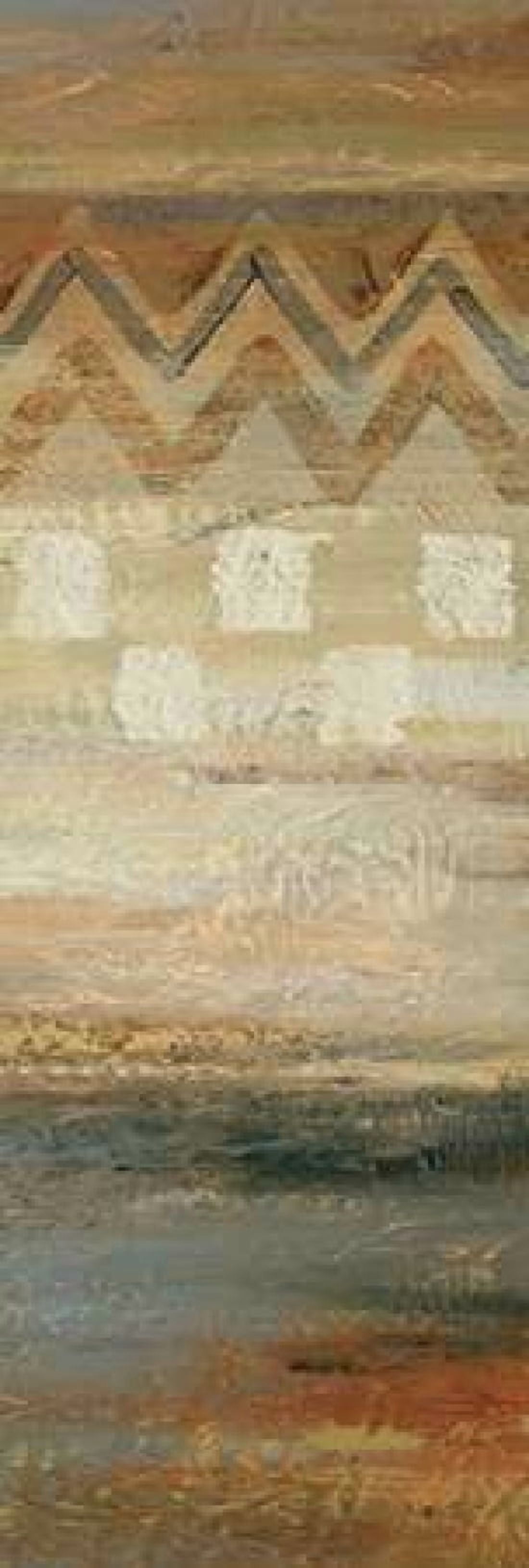 Siena Geometric Panel II Canvas Art - Studio Nova (8 x 24)