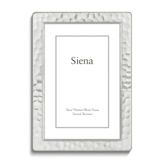 Siena Hammered Frame Silver 8x10
