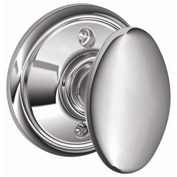 Siena Knob Non-Turning Lock, Bright Chrome (F170 SIE 625)