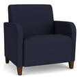 thumbnail image 1 of Siena Lounge Reception Oversize Guest Chair / Walnut Wood Legs / Navy Blue, 1 of 5
