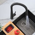 thumbnail image 1 of Stylish Siena 17 ¾" Ht Single Handle Matte Black Pull Down Kitchen Faucet K-135N, 1 of 11