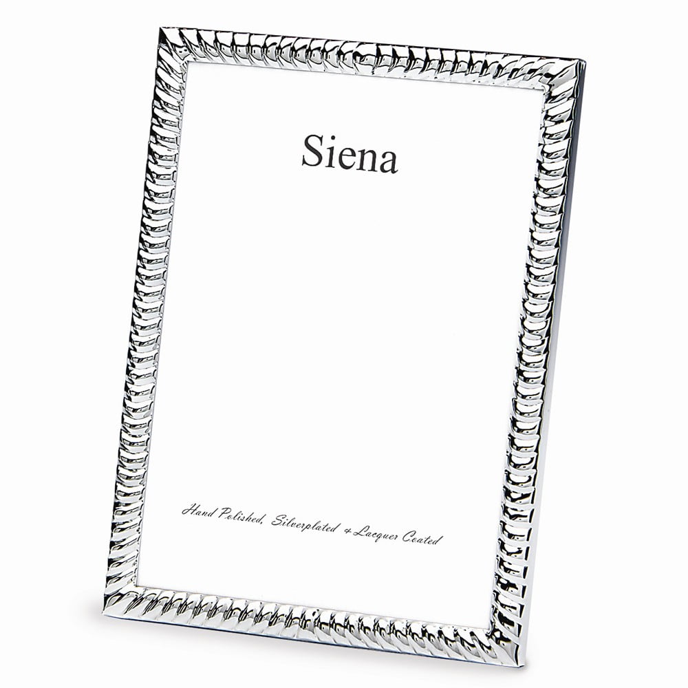 Siena Spiral Rope Frame Silver 4x6 - Walmart.com