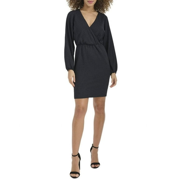 Siena womens  Striped Knit Mini Dress, xs