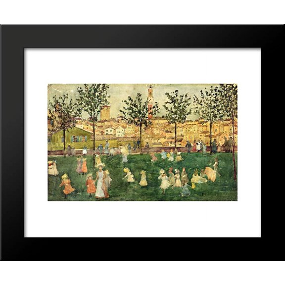 Sienna 20x24 Framed Art Print by Prendergast, Maurice