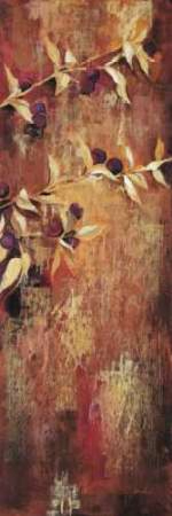 Sienna Berries II Canvas Art - Liz Jardine (12 x 36)