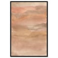 thumbnail image 1 of Sienna Pigments Blend Boho Abstract Wall Art Canvas Wall Art by Art Remedy, Black Floater Frame, 17" x 25", 1 of 7