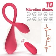 Sientice 10 Modes Dual Head Vibrating Massager G Spot Stimulator Clitoral Vibrator for Precision Clitoral Stimulation Sex Toys for Women