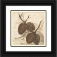 thumbnail image 1 of Sientje Mesdag Van Houten 15x15 Black Ornate Wood Framed Double Matted Museum Art Print Titled - Sparappels on a Branch (1844 - 1909), 1 of 5