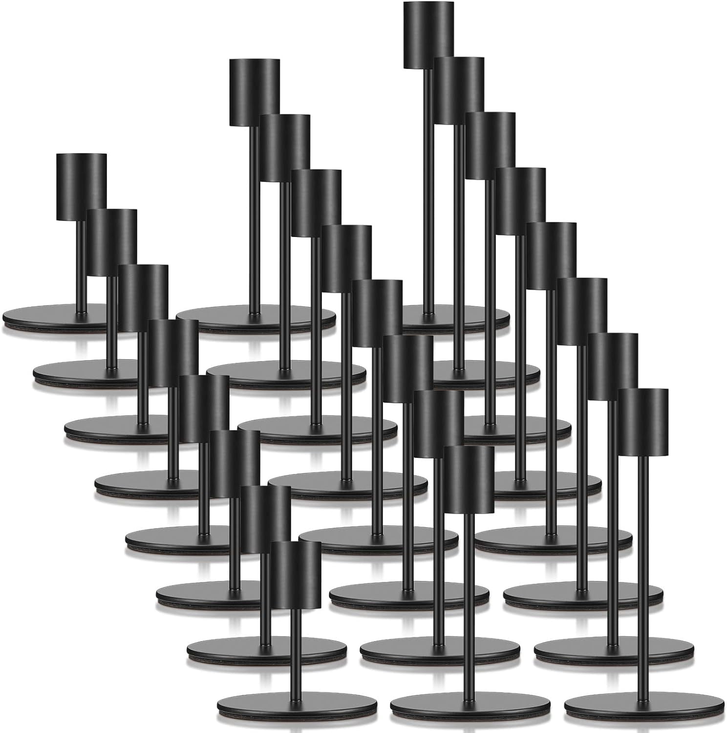 Sieral Candle Holders Bulk Taper Candlesticks Holders Set Modern ...