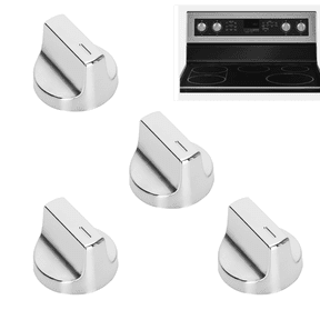 Vorynne W11132201 knob for Maytag MET8800FZ00 MET8800FZ01 MET8800FZ05 YMET8800FZ00 YMET8800FZ01 YMET8800FZ05 Electric Stoves,Replace W10886657 knob-Please Be Sure Content in Images 2-4