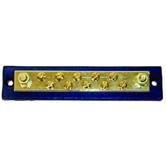Sierra FS40750 Heavy Duty 10 Gang Bus Bar 8-32 Terminal Screw