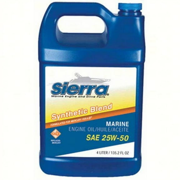Sierra 18-9552-3 25W-50 Synthetic Blend Engine Oil - 4 Liter