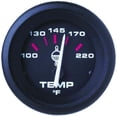 thumbnail image 1 of Sierra 58862P Amega Signature Series 2" Black Outboard Hot and Cold 100-220 F Dial Range Water Temperature Gauge Kit with "J" Sender Code, 1 of 1
