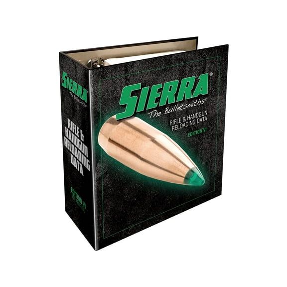 Sierra Bullets 6th Edition Reloading Manuals, Black/Green, 600