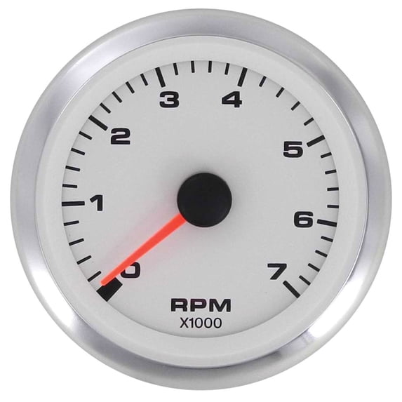 Sierra 62561P Premier Pro Series - Tachometer (Electric): O/B and 4-Stroke Gas Engines, White