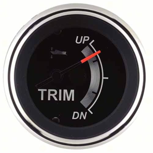 Sierra 67023P; Black Sterling Trim GaugeMerc Yam